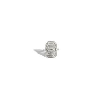 Bague STATEMENT Paris Petite My Way en or blanc et diamants