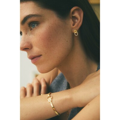 Boucles d'oreilles STATEMENT Paris Rivet en or jaune et diamants