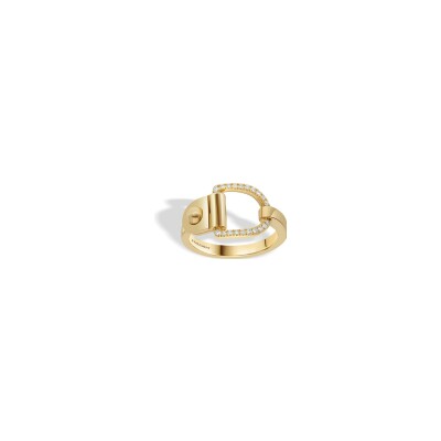 Bague STATEMENT Paris Rivet en or jaune et diamants
