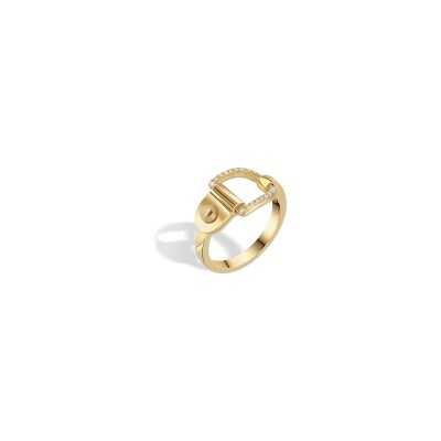 Bague STATEMENT Paris Rivet en or jaune et diamants