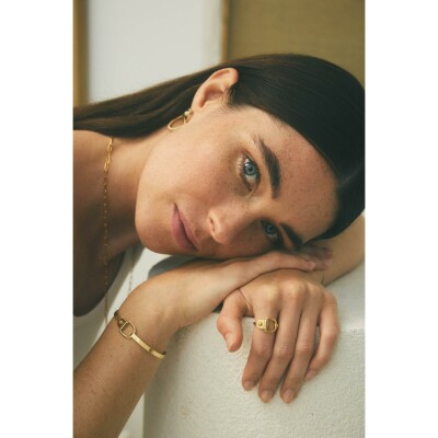 Bracelet STATEMENT Paris Rivet en or jaune