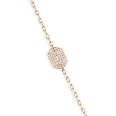 Bracelet STATEMENT Paris Mini My Way en or rose et diamants