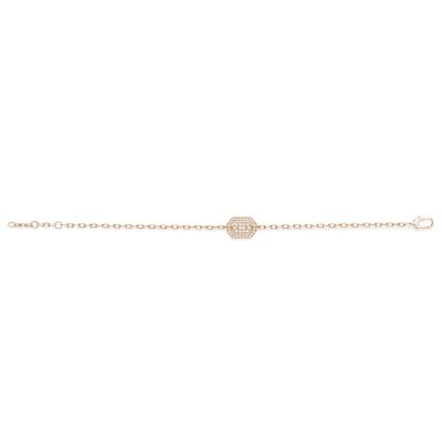 Bracelet STATEMENT Paris Mini My Way en or rose et diamants