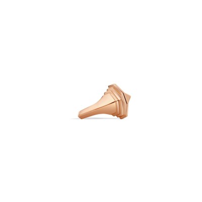 STATEMENT Paris Rockaway mini pyramid ring in rose gold