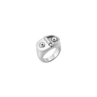 Bague STATEMENT Paris Rivet, grand modèle en argent