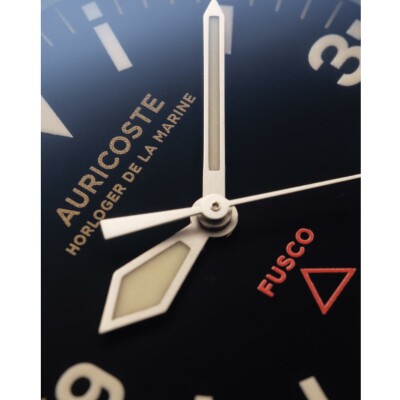 Montre Auricoste Fusco bracelet acier et bracelet Tropic FKM, série limitée anniversaire 170 ans