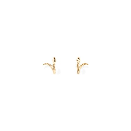 Boucles d'oreilles Aurélie Bidermann Tao en métal doré