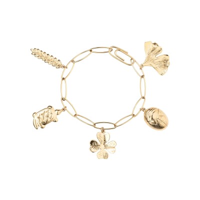 Bracelet Aurélie Bidermann Aurélie en métal doré à l'or 18 carats