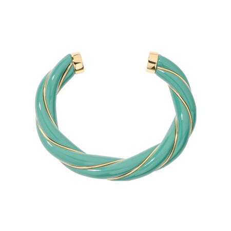 Bracelet Aurélie Bidermann Diana en métal doré et résine