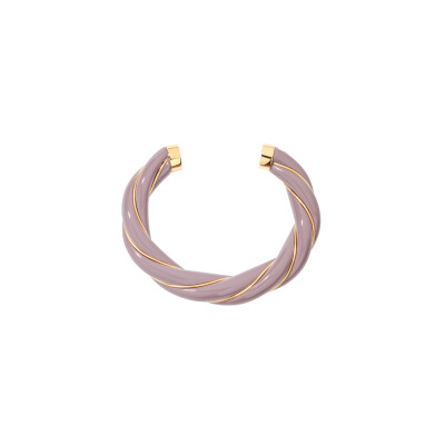 Bracelet Aurélie Bidermann Diana en métal doré et résine