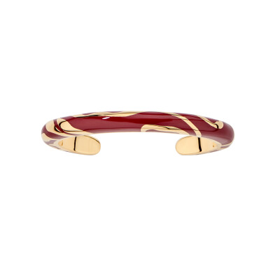 Bracelet Aurélie Bidermann Liwa en métal doré et résine