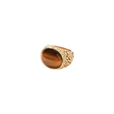 Bague Aurélie Bidermann Ophélie en métal doré à l'or 18 carats
