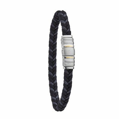 Bracelet Jourdan Bijoux Brazza en tresse synthétique et acier