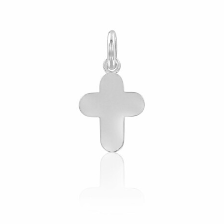 Arthus Bertrand Cross pendant, white gold