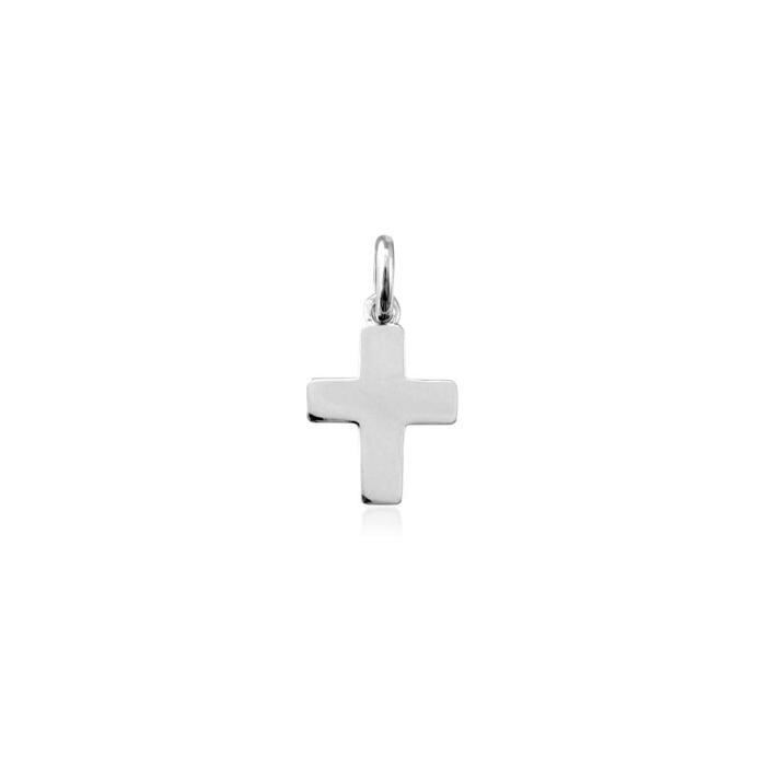 Arthus Bertrand Baby cross pendant, white gold