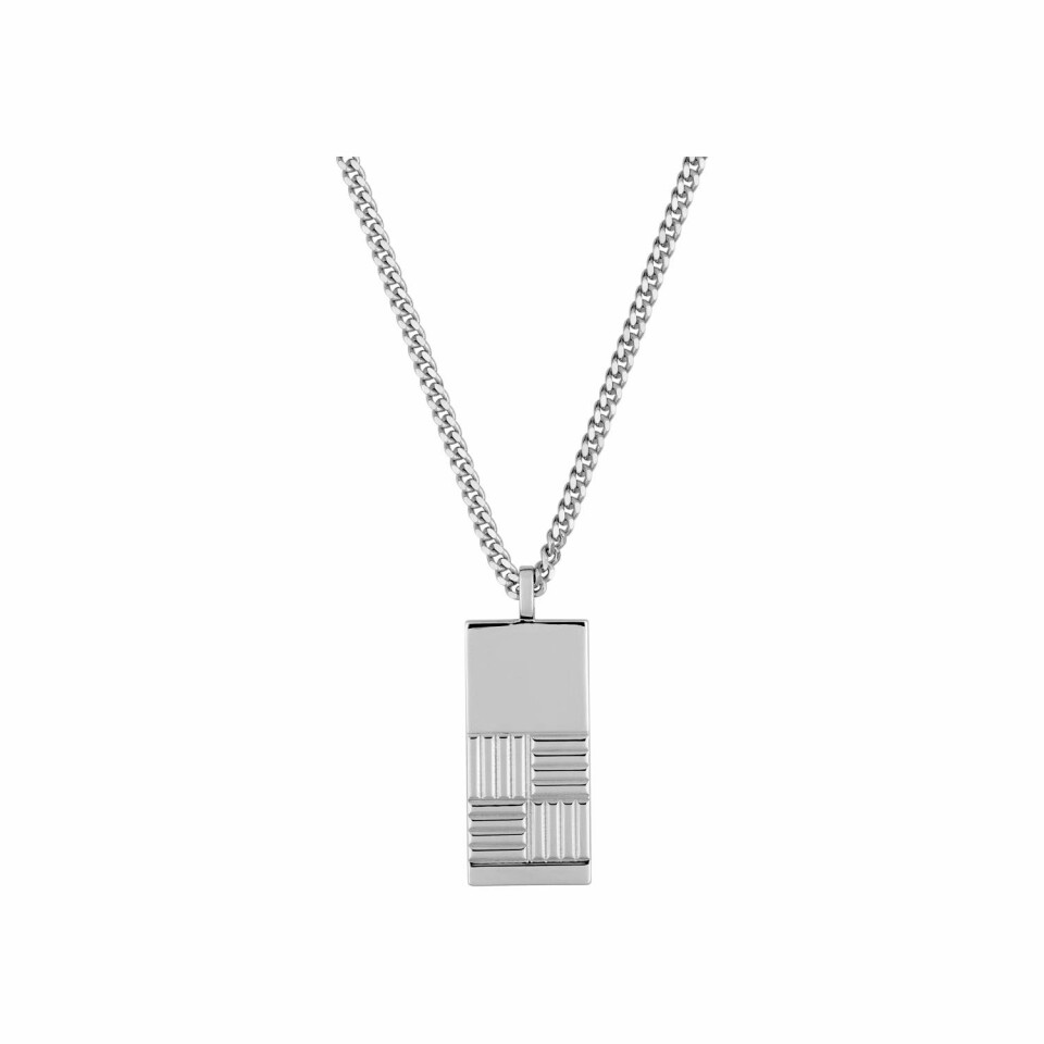 Collier chaîne Guy Laroche en argent et oxydes de zirconium