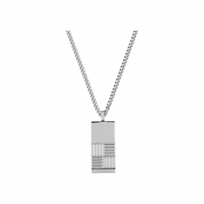 Collier chaîne Guy Laroche en argent et oxydes de zirconium