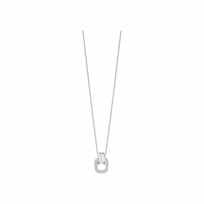 Collier Guy Laroche en argent et oxydes de zirconium