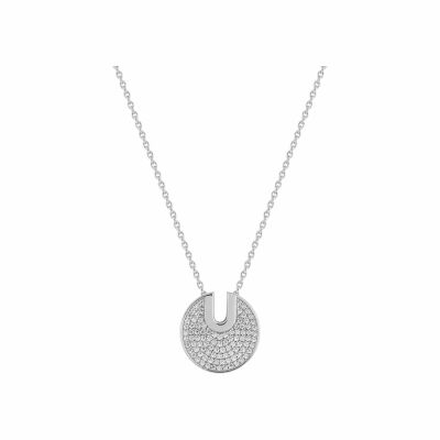 Collier Guy Laroche en argent et oxydes de zirconium