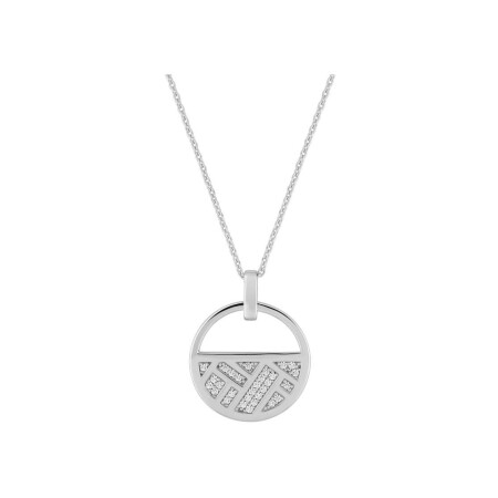 Collier Guy Laroche en argent et oxydes de zirconium