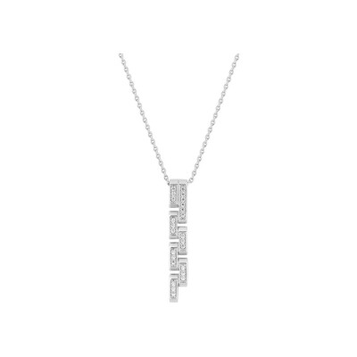 Collier Guy Laroche en argent et oxydes de zirconium