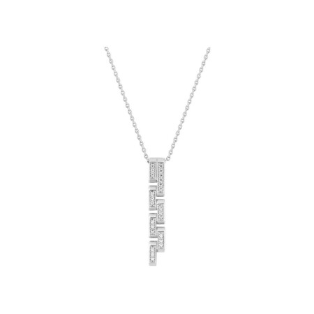 Collier Guy Laroche en argent et oxydes de zirconium