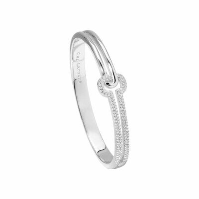 Bracelet Guy Laroche en argent et oxydes de zirconium