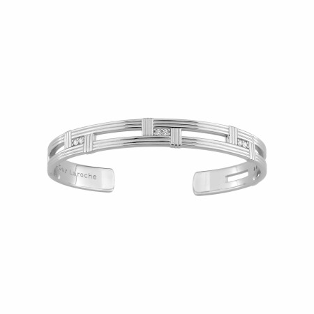 Bracelet Guy Laroche en argent et oxydes de zirconium