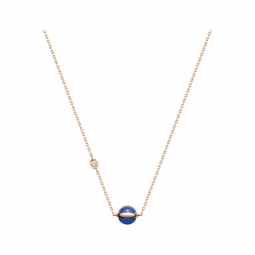 Piaget Possession pendant, rose gold, lapis-lazuli, diamond