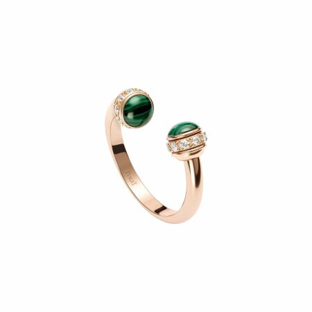 Bague Piaget Possession en or rose, malachite et diamants