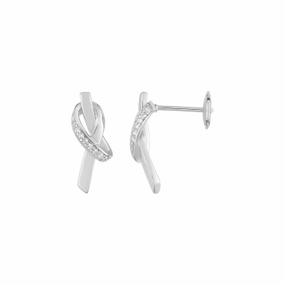 Boucles d'oreilles Guy Laroche en argent