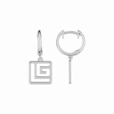 Boucles d'oreilles Guy Laroche en argent