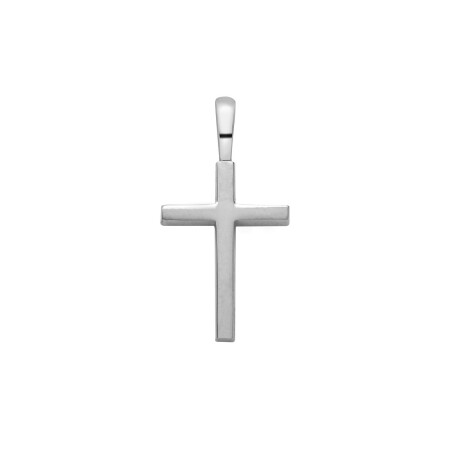 Arthus Bertrand Cross 14mm pendant, white gold