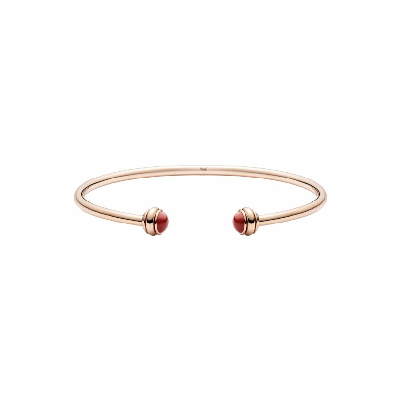 Rose gold Diamond open bangle bracelet G36PQ100 - Piaget Luxury Jewelry  Online