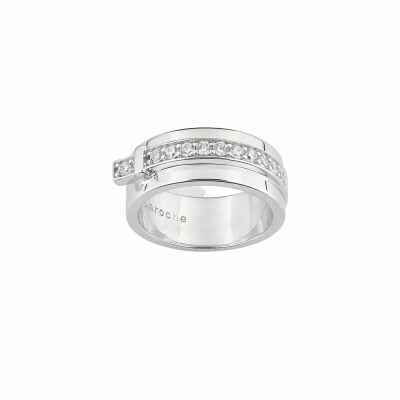 Bague Guy Laroche en argent et oxyde de zirconium