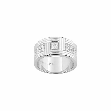 Bague Guy Laroche en argent et oxydes de zirconium