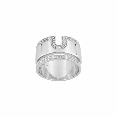 Bague Guy Laroche en argent et oxydes de zirconium