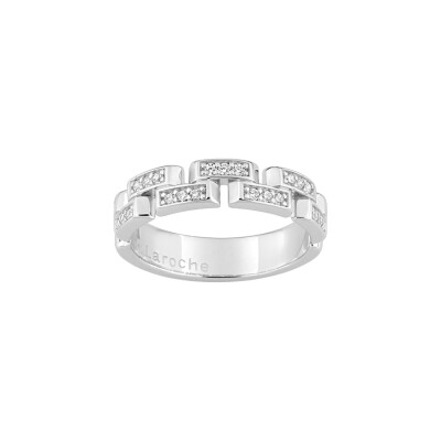 Bague Guy Laroche en argent et oxydes de zirconium