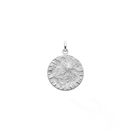 Médaille Arthus Bertrand Pluie d'Étoiles en or blanc polie