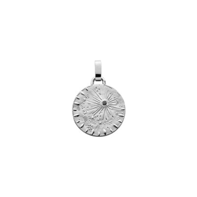 Médaille Arthus Bertrand Pluie d'Etoiles en or blanc, 23 mm