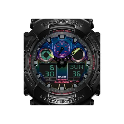 Montre G-Shock  GA-100RGB-1AER