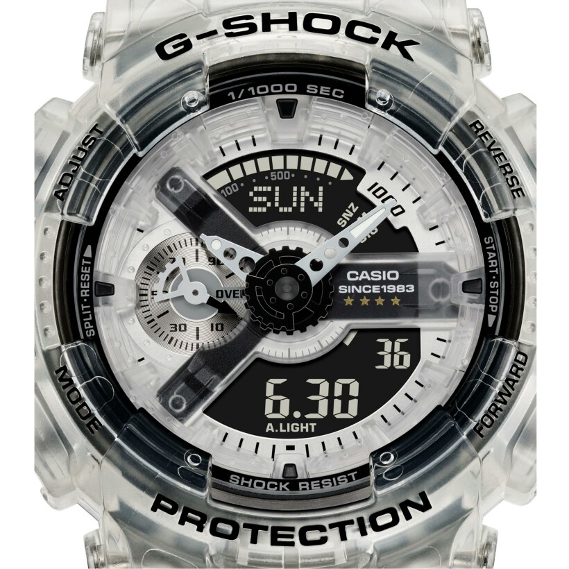 Montre G-Shock Clear Remix 40e anniversaire GA-114RX-7AER