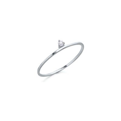 Bague LECARRÉ en or blanc et diamants