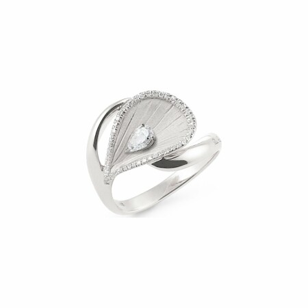 Bague Annamaria Cammilli Premiere en or blanc White Ice et diamants