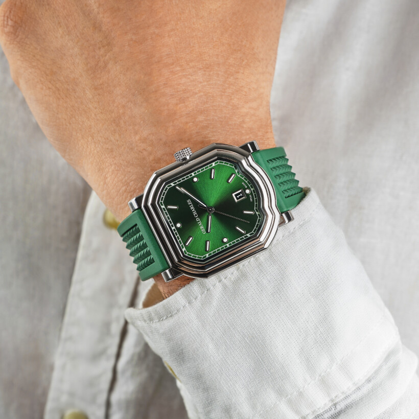 Montre Gerald Charles Maestro 2.0 Ultra-Thin in Emerald Green