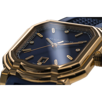 Gerald Charles Maestro 2.0 Ultra-Thin in Rose Gold and Royal Blue watch