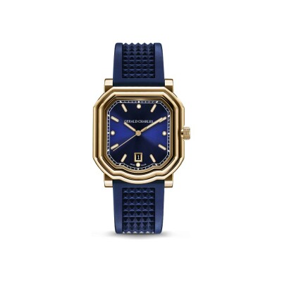 Gerald Charles Maestro 2.0 Ultra-Thin in Rose Gold and Royal Blue watch