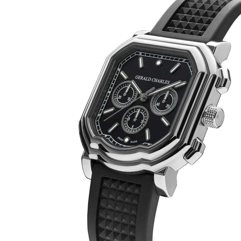 Montre Gerald Charles Maestro 3.0 Chronograph in Timeless Black