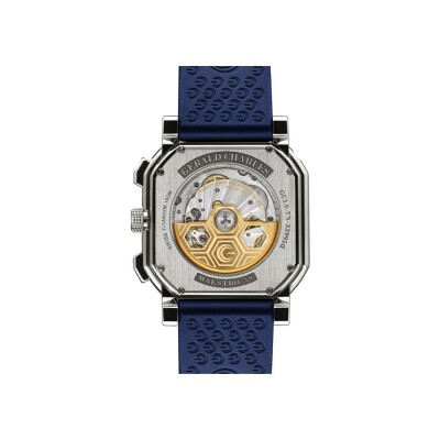 Montre Gerald Charles Maestro 3.0 Chronograph in Titanium and Royal Blue