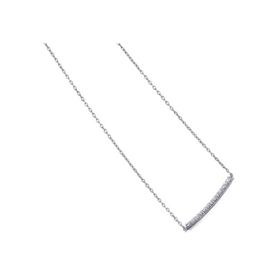 Collier LECARRÉ en or blanc et diamants